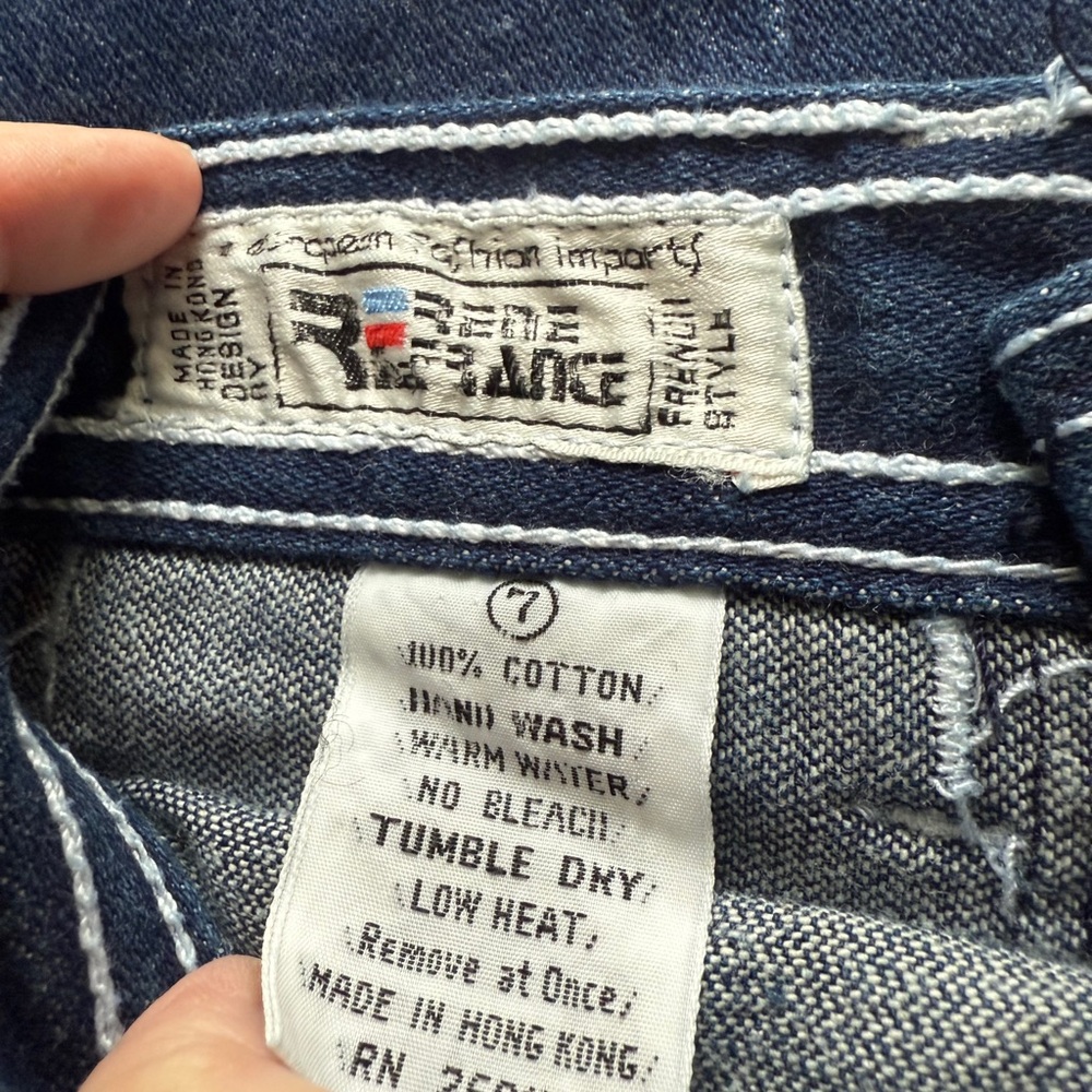 Vintage Rene Lezard Blue Jeans - Picture 2 of 7